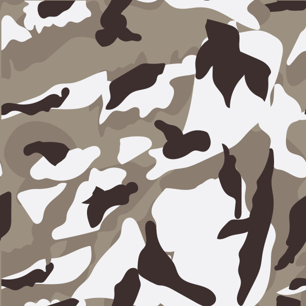 典型的无缝伪装图案背景灰调素材图片