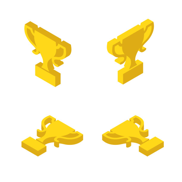 金杯赛冠军。图标。集。图片下载