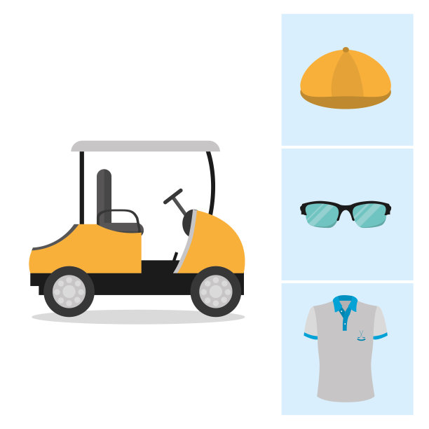 高尔夫运动设备图片下载