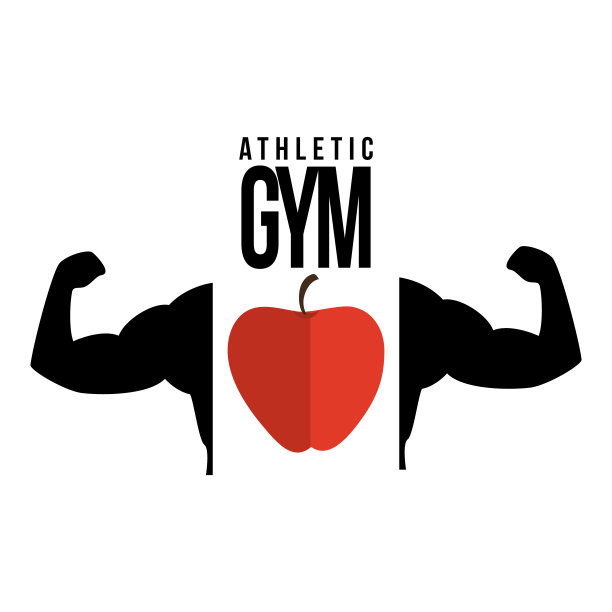 身体轮廓与苹果水果图片下载