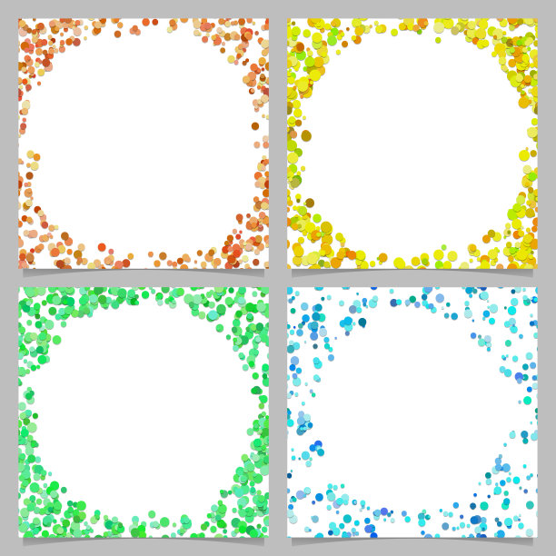 圆角边框背景设计与点图片下载