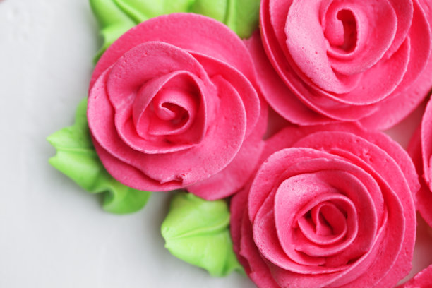 近距离观察彩色玫瑰的质地图片下载