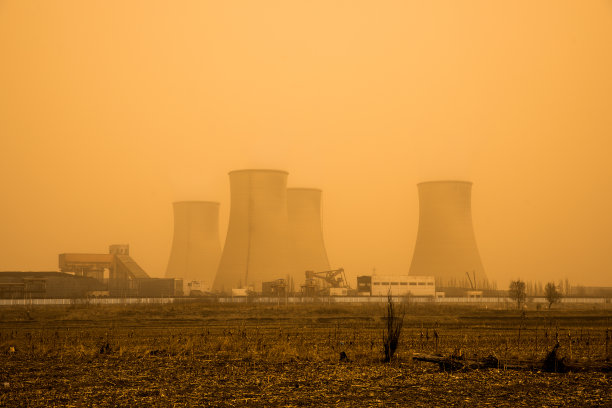发电厂空气污染图片下载