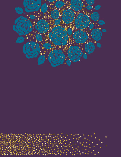 玫瑰背景与闪光装饰图片下载