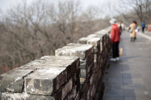 明十三陵长城素材图片