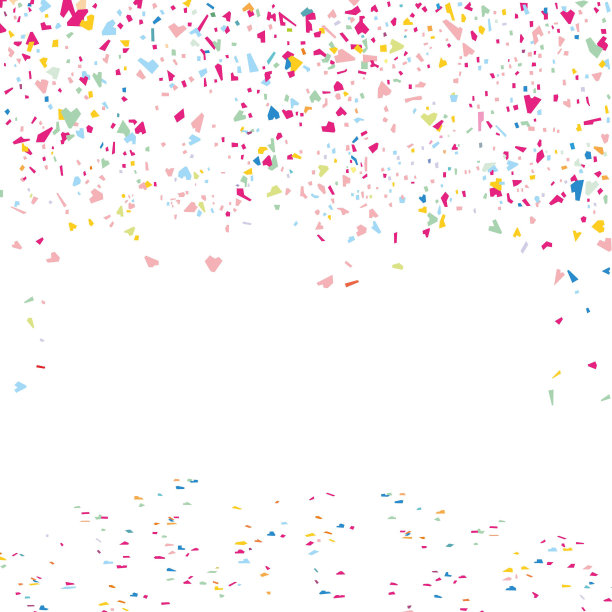 五彩纸屑图片下载