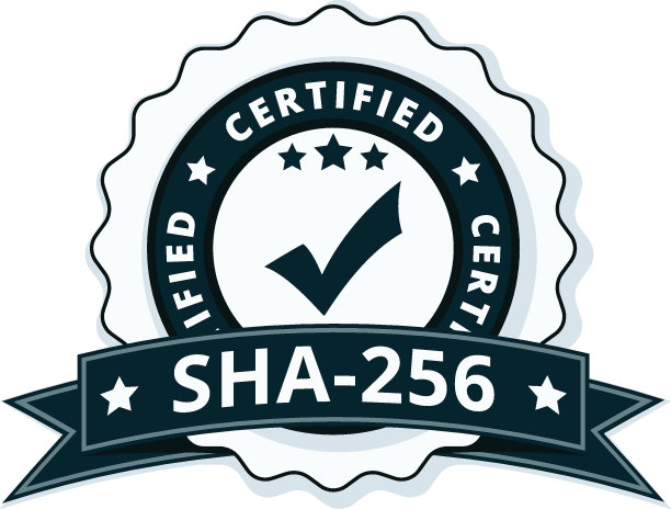 SHA-256认证标签图示图片下载