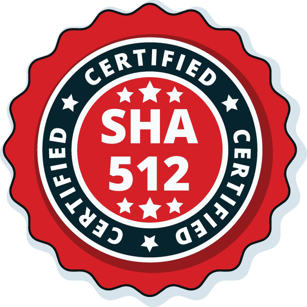 SHA-512认证标签插图图片下载