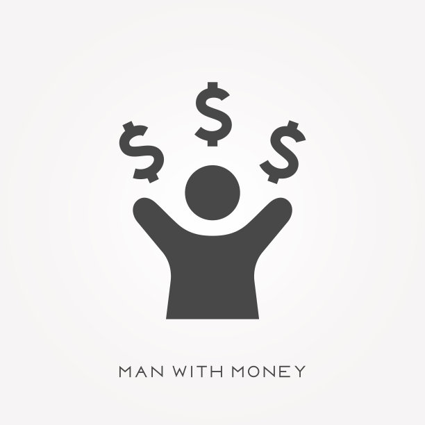 有钱的剪影偶像图片下载