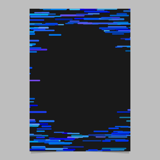 摘要横向条纹背景传单边框模板图片下载