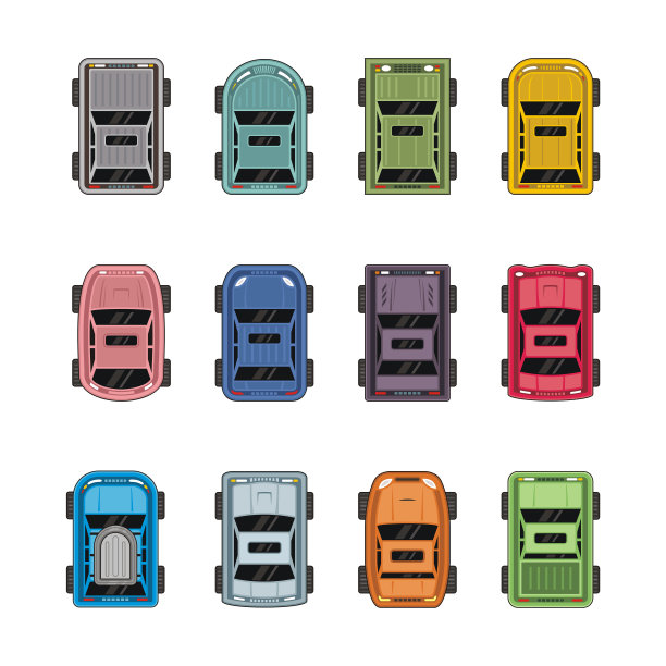 不同车型俯视图图片下载