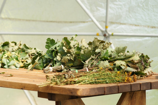 洗浴用的扫帚图片下载