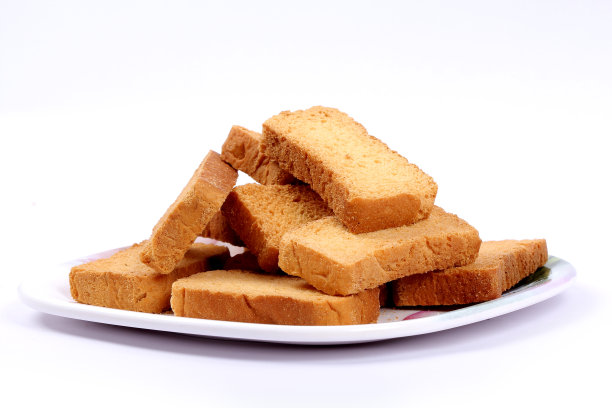 白面包上的脆皮图片下载