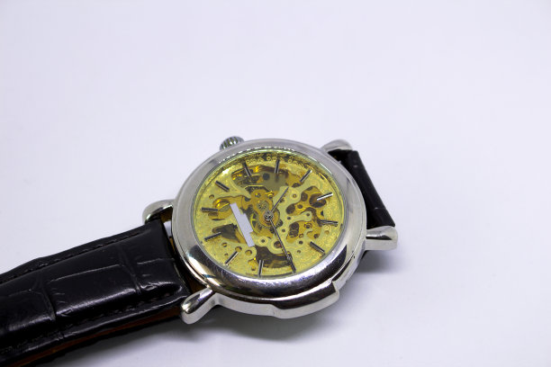 手动机械表，隔离在白色背景上图片下载