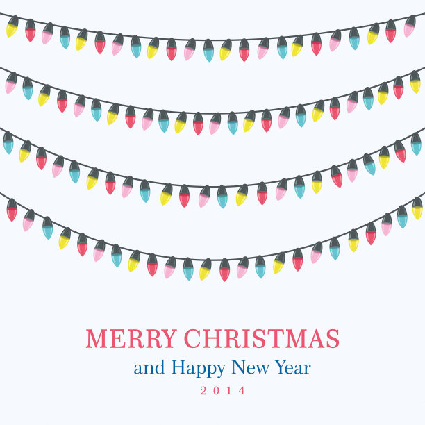 圣诞灯的背景图片下载