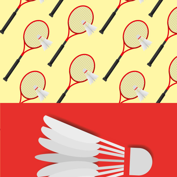 羽毛球拍毽子运动竞赛格局图片下载
