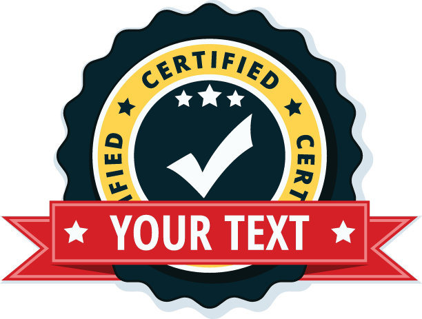 认证'你的文本这里'标签插图图片下载
