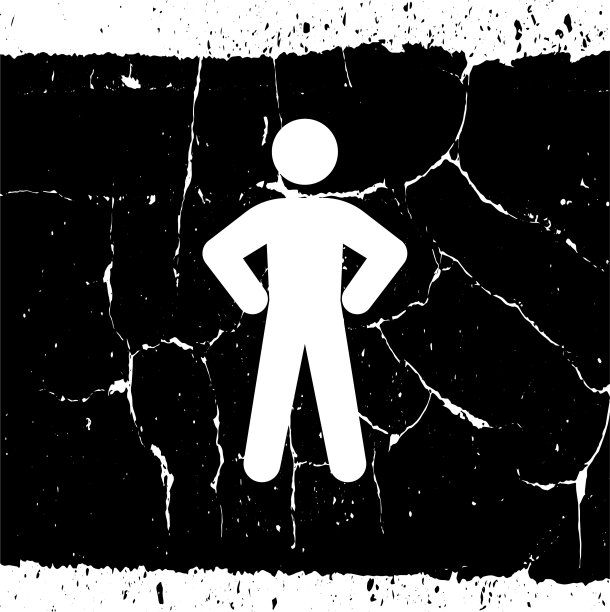 男人伸展瑜伽运动图标图片下载