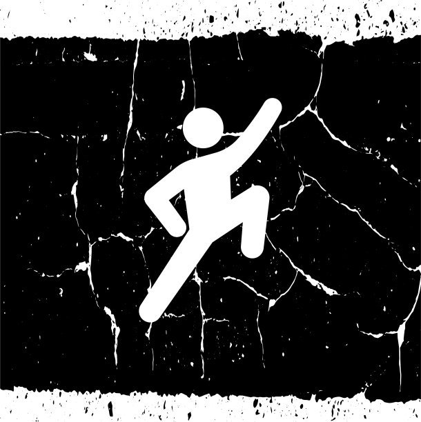 男子跳跃在喜悦图标图片下载