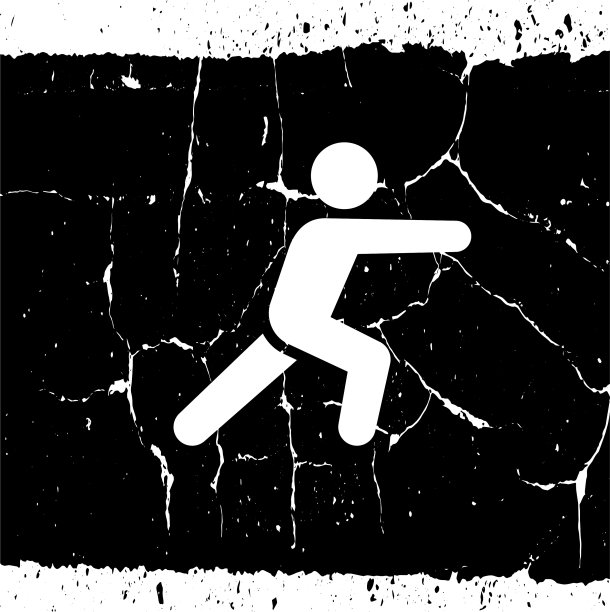 男人伸展瑜伽运动图标图片下载