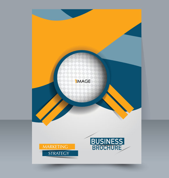 摘要传单设计背景。手册模板。图片下载