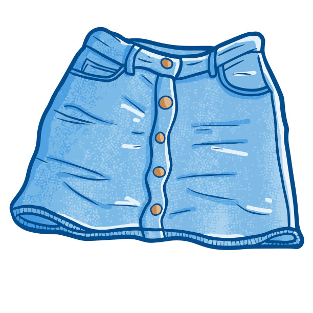 由牛仔裤制成的性感迷你裙图片下载