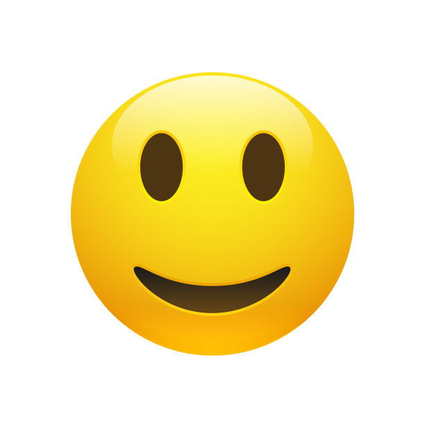 向量表情黄色的笑脸图片下载