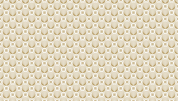 金色几何图案，第十部分素材图片