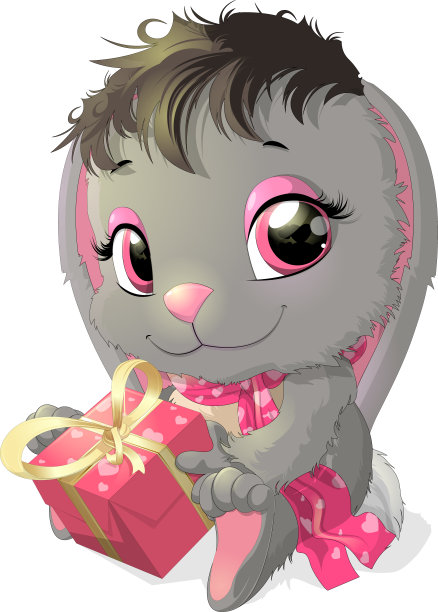 兔子矢量图素材ID：316271892