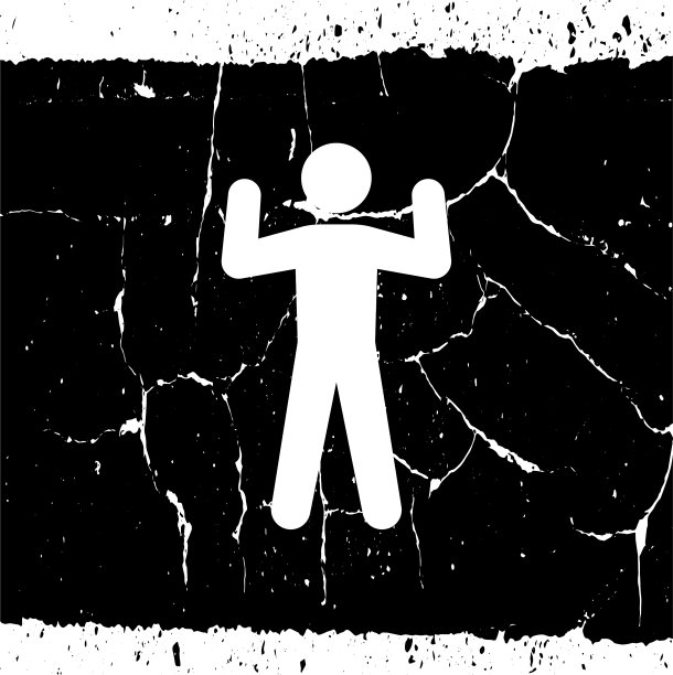 男人伸展瑜伽运动图标图片下载