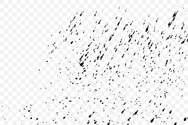 黑色粒子爆炸孤立在透明的背景。抽象的灰尘闪光覆盖纹理节日贺卡和传单设计。虚线表面效果。向量。图片下载