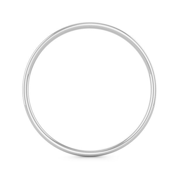 3D渲染金属环隔离在白色背景上图片下载