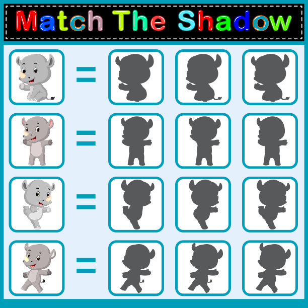 找到正确的犀牛影子图片下载