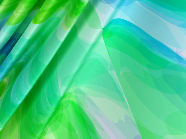 抽象质感，绿色丝绸图片下载