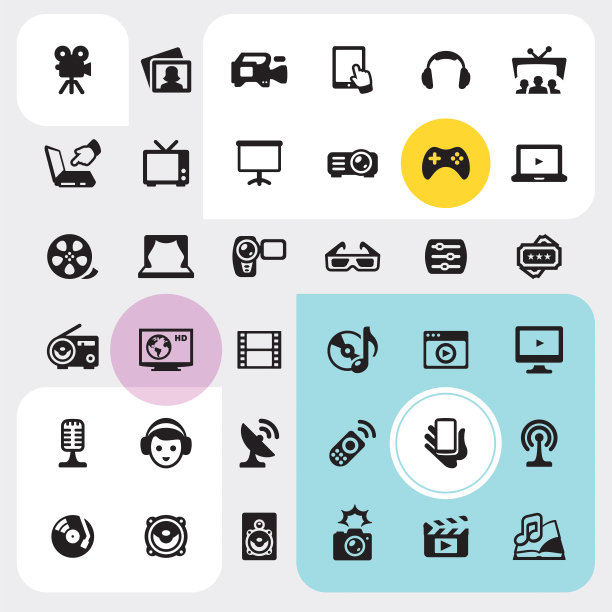 多媒体图标设置图片下载