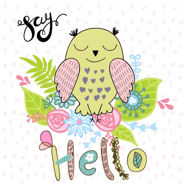 矢量动画猫头鹰图片下载