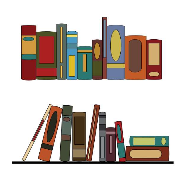 藏书。矢量图像的一本书图片下载