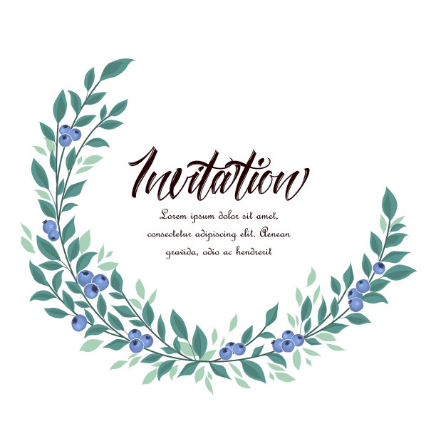 背景蓝莓水果图片下载