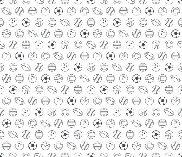 运动球无缝模式图片下载