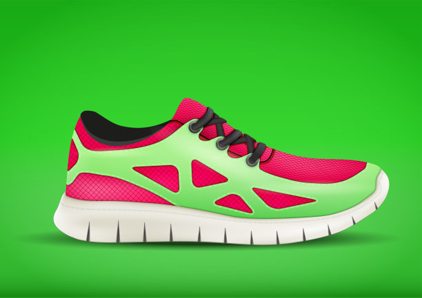 广告运动海报在时尚的颜色素材图片