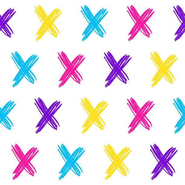 抽象鲜艳多彩的无缝图案背景。图片下载