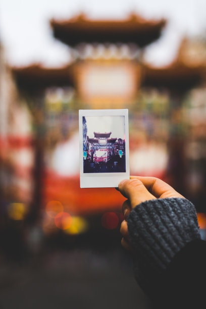 伦敦唐人街门图片下载