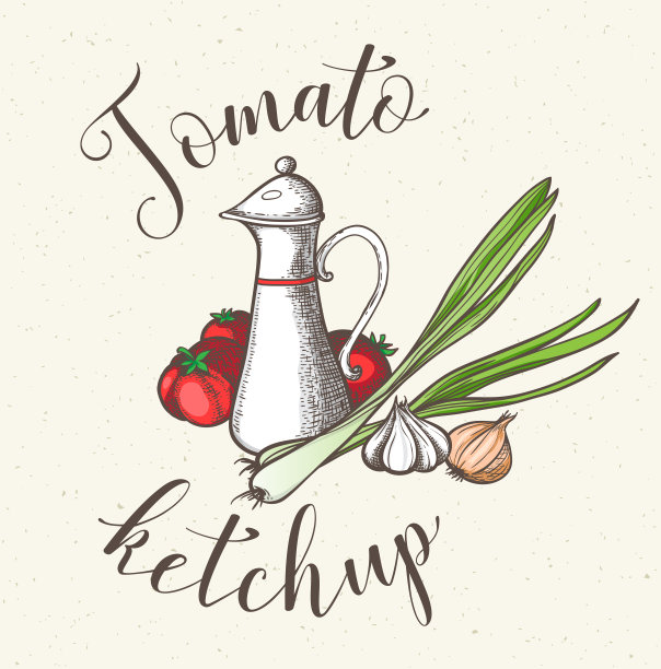 装番茄酱的罐子图片下载