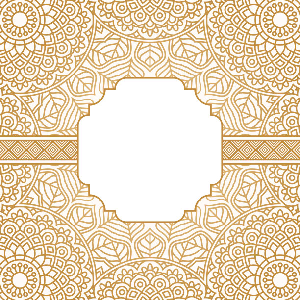 曼荼罗邀请卡图片下载