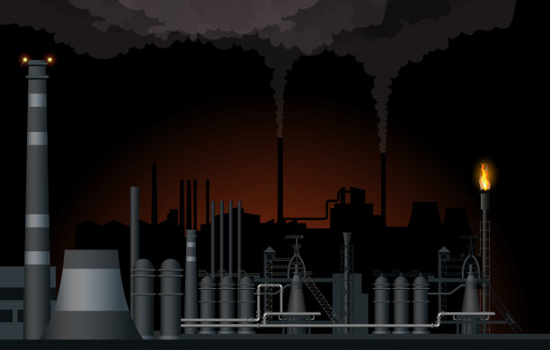 工业景观向量图片下载
