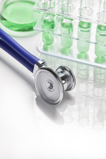 听诊器在实验室素材图片