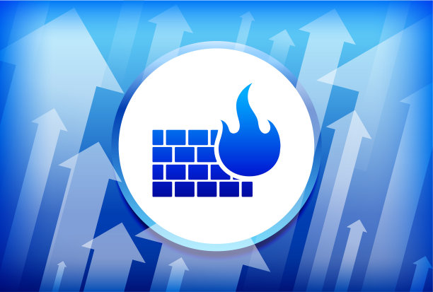防火墙蓝色箭头背景图片下载