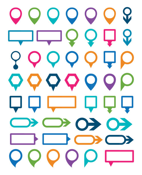 地图上的指针图片下载