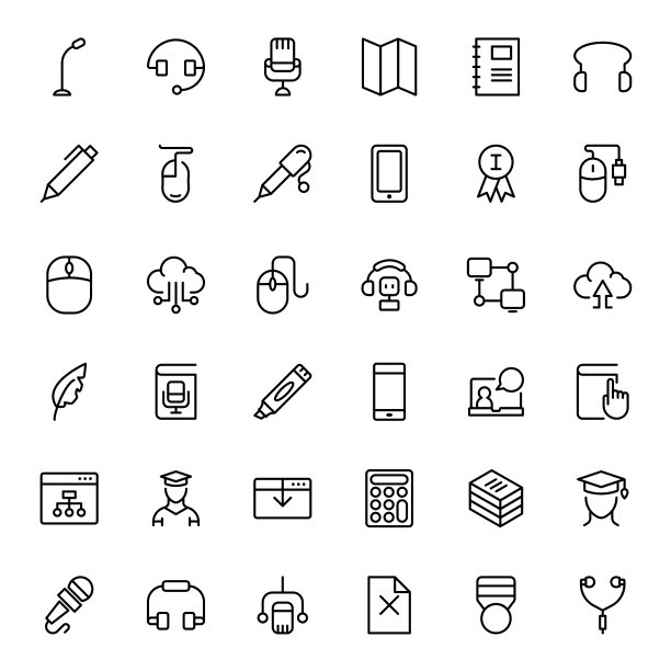 平的图标集图片下载