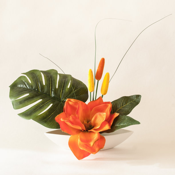 装饰人造花组成图片下载